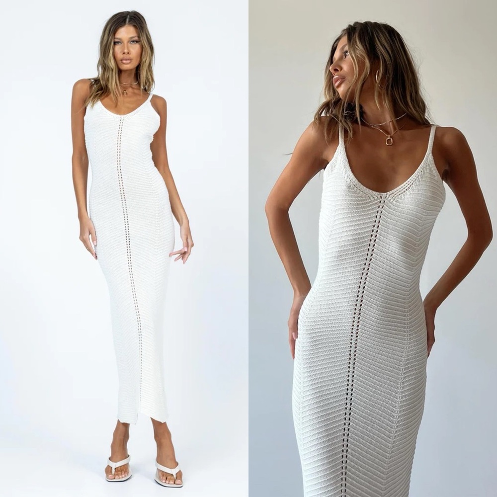 Princess Polly White Maxi Dress